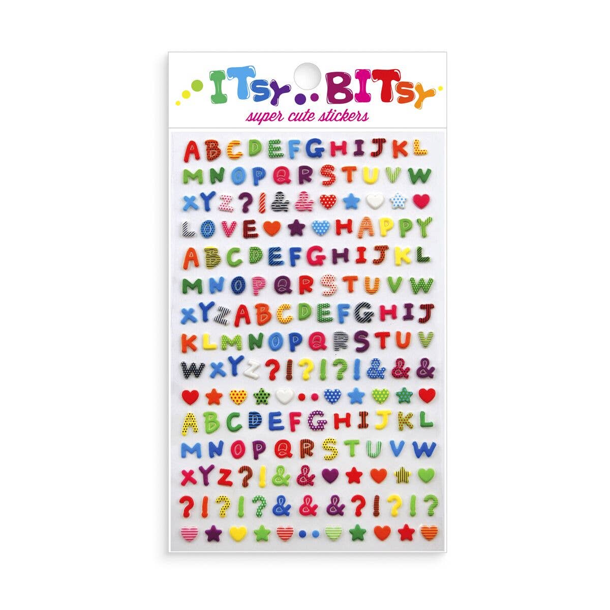 Itsy Bitsy Alphabet Stickers - OOLY